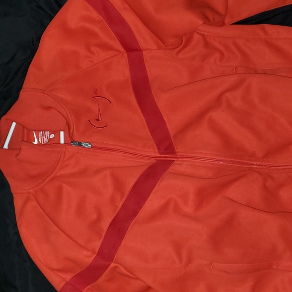 Cherry red Nike zip up Jacket - Picture 1 of 9